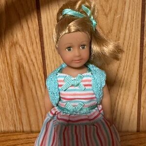 American Girl Mini Doll Maryellen Larkin Blonde 6.5" Small